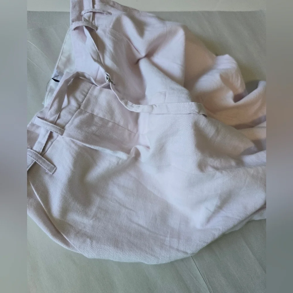 Topshop Belted Womens Pants Blush Pink Size 8 New